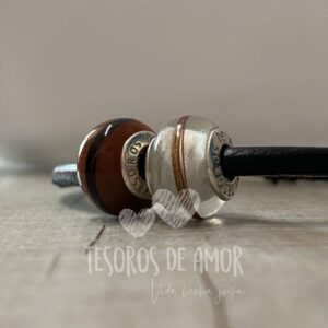 Pulsera Piel con Charm - Imagen 3