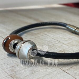 Pulsera Piel con Charm - Imagen 5