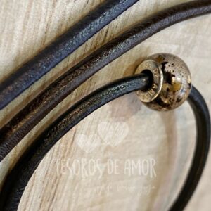 Pulsera Piel con Charm - Imagen 8