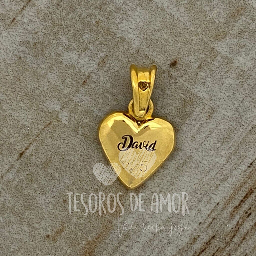 Grabado dije pequeño